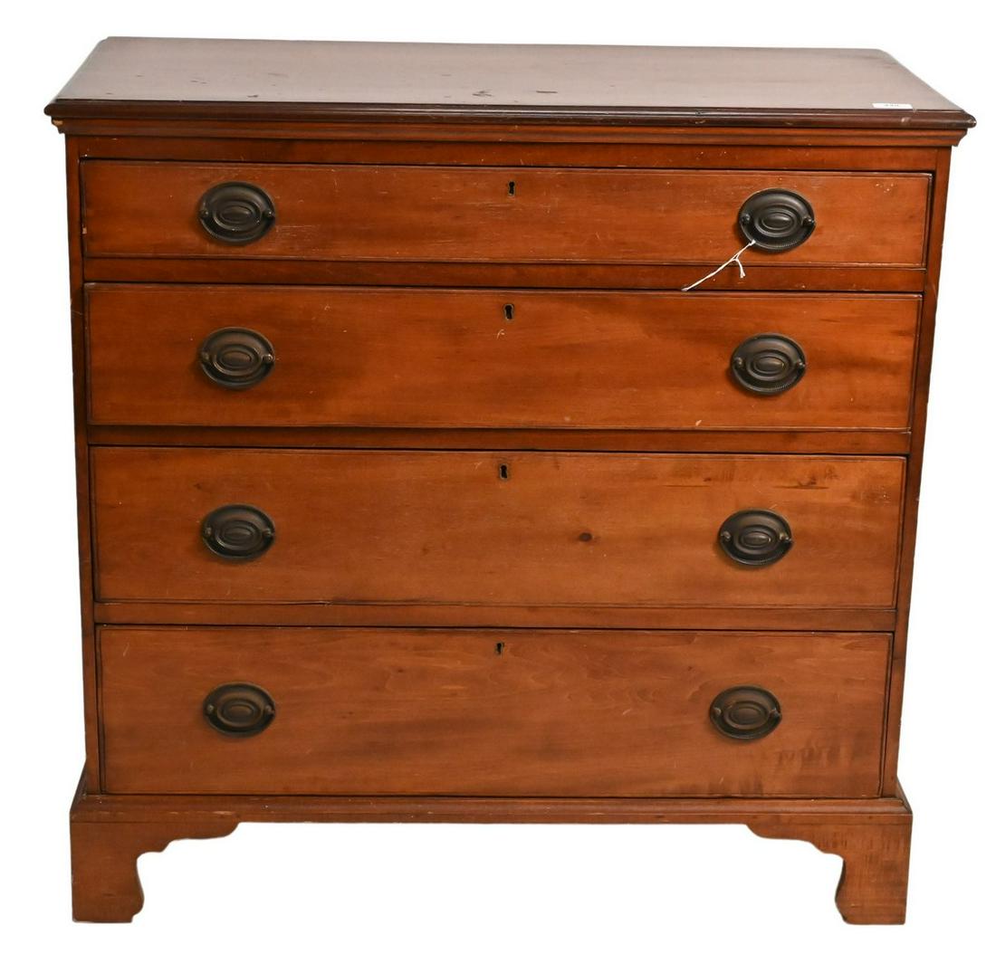 Chippendale Four Drawer Chest (1 of 4)
