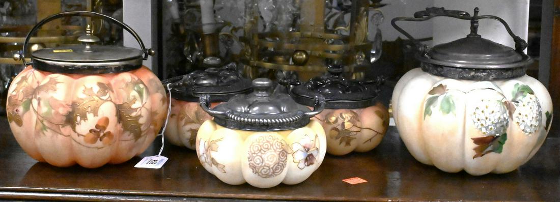 Five Mt. Washington Covered Jars (1 of 6)