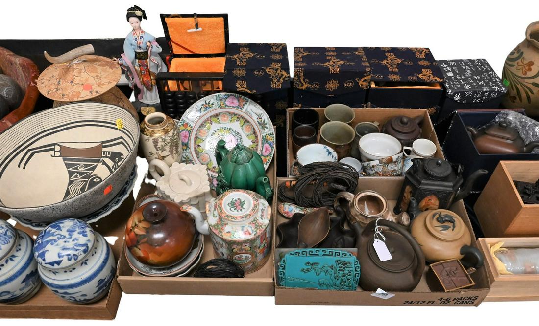 Group of Chinese Porcelain and Pottery (1 of 8)