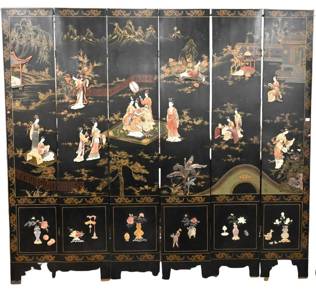 Chinese Six Fold Screen (1 of 7)