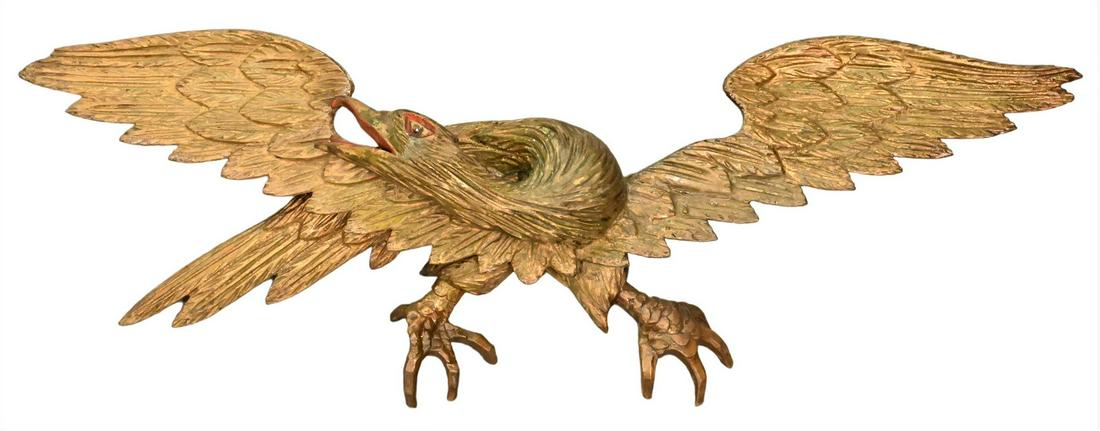 Carved Gilt Eagle (1 of 5)