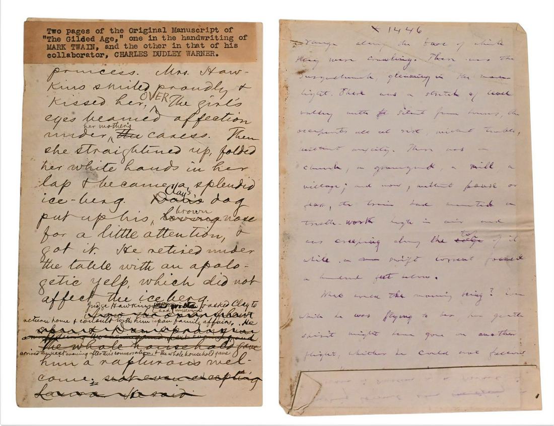 Mark Twain "The Gilded Age" (1 of 9)