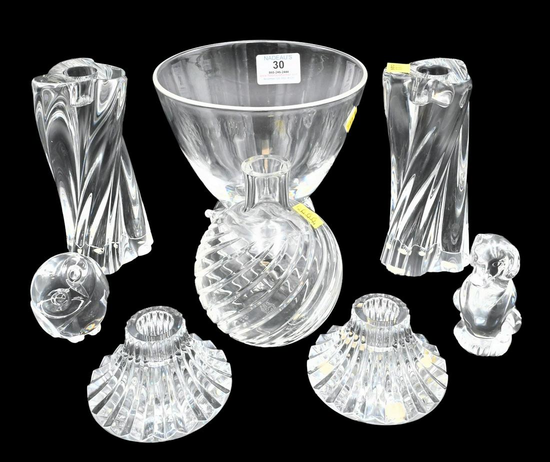 Eight Piece Crystal Lot (1 of 5)