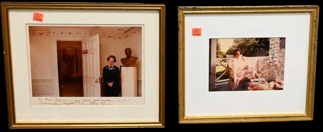 Three Lady Bird Signed Photographs (1 of 4)