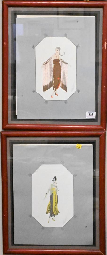 Three Erte Fashion Serigraphs (1 of 4)