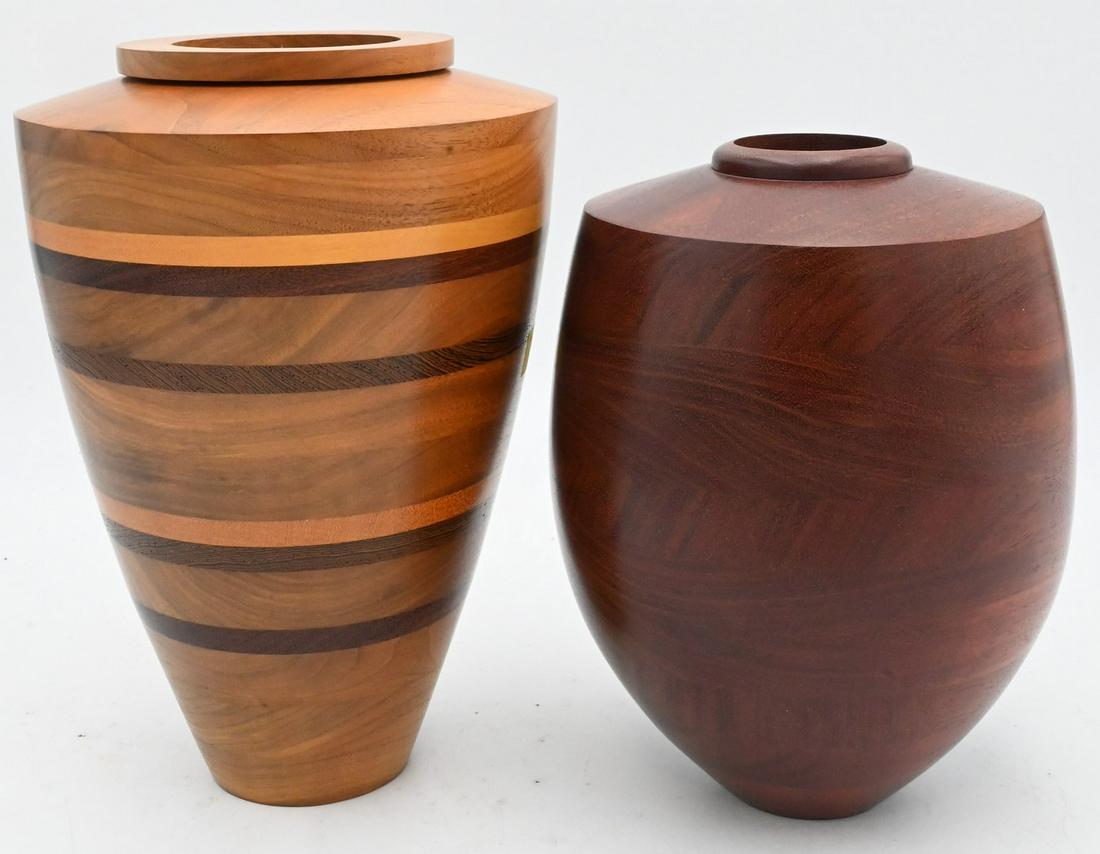 Two Robert St. Pierre Mixed Wood Vases (1 of 5)