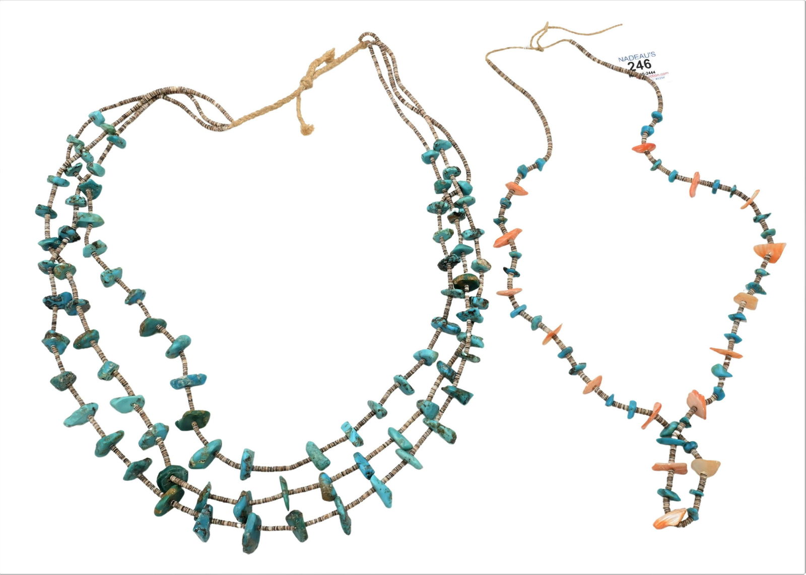 Two Turquoise Necklaces (1 of 4)