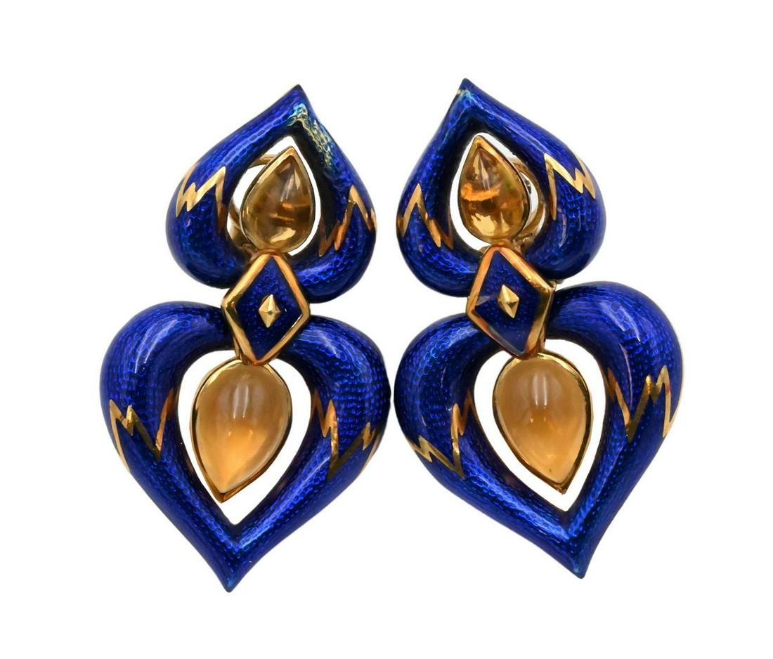 Mavito 18 Karat Yellow Gold Pair of Earrings (1 of 4)