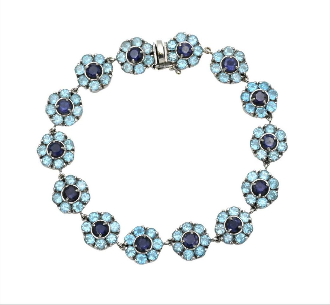 14 Karat White Gold Bracelet (1 of 5)