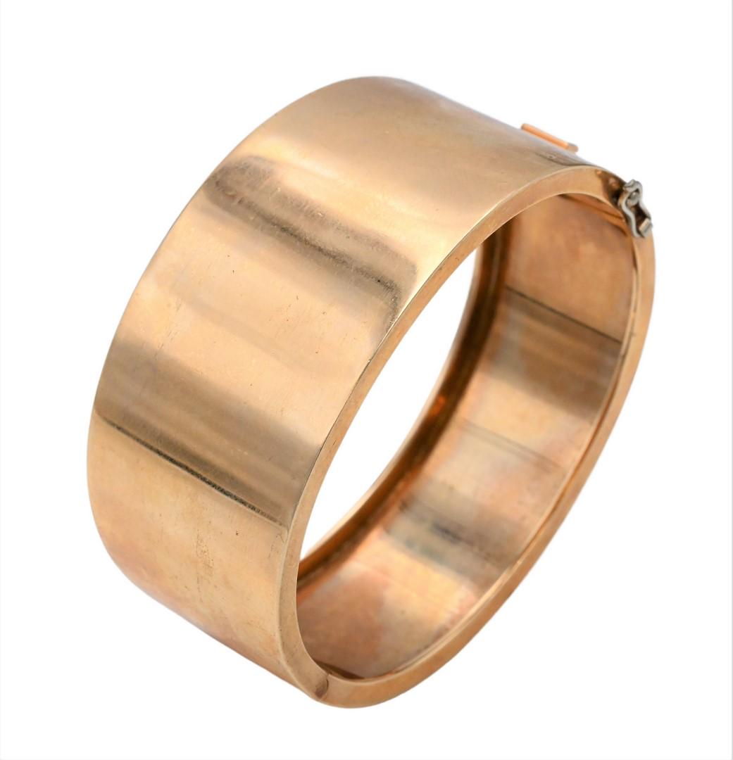 14 Karat Yellow Gold Bangle Bracelet (1 of 4)