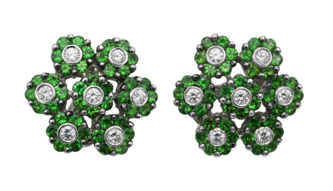 18 Karat White Gold Earrings (1 of 5)