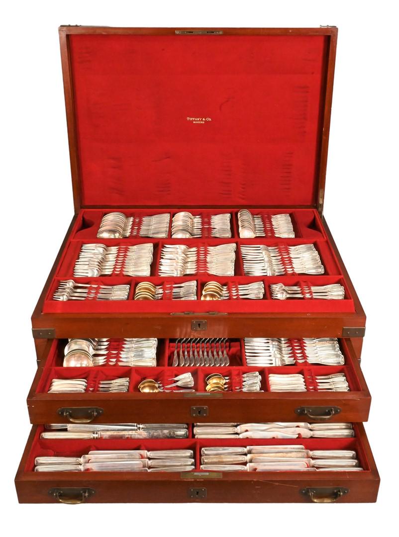 245 Piece Tiffany & Company Sterling Flatware Set (1 of 12)