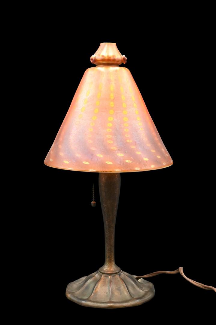Louis C. Tiffany Furnaces Inc. Favrile Glass Arabian Boudoir Lamp (1 of 10)