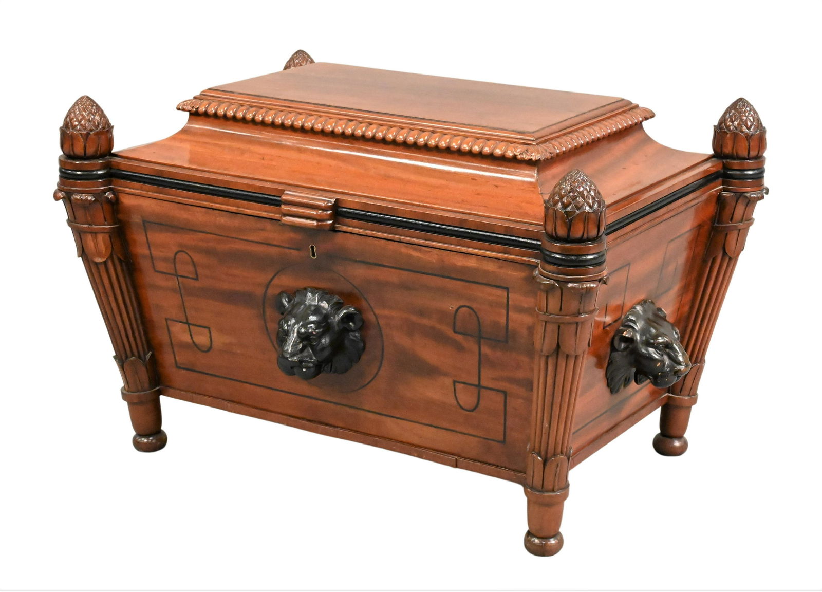 George IV Mahogany Cellarette (1 of 9)