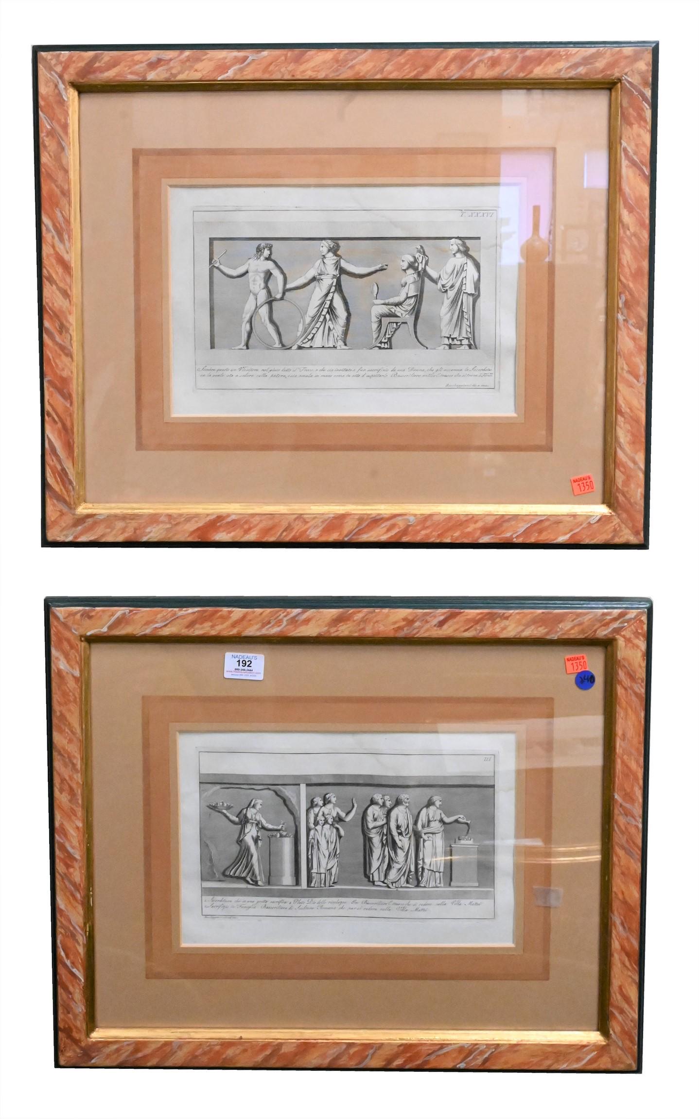 Eight Lorenzo Roccheggiani Engravings (1 of 6)