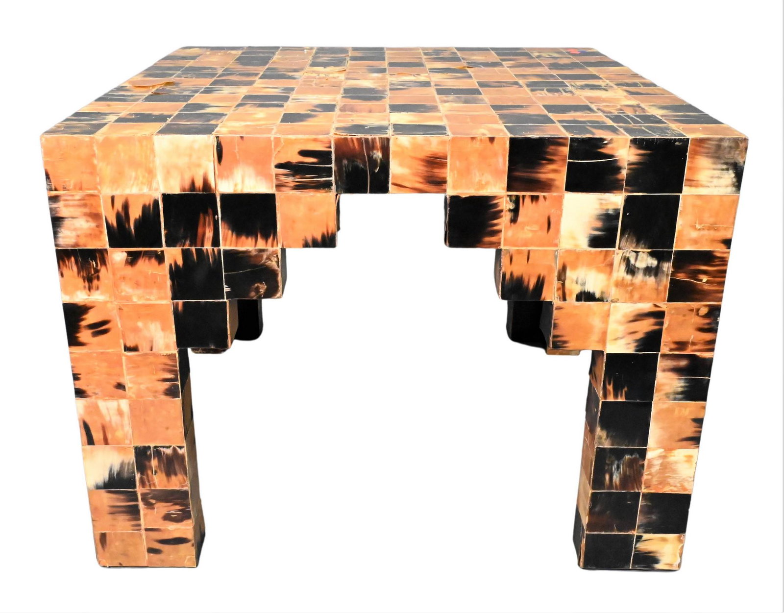 Square Tessellated Horn Table (1 of 4)