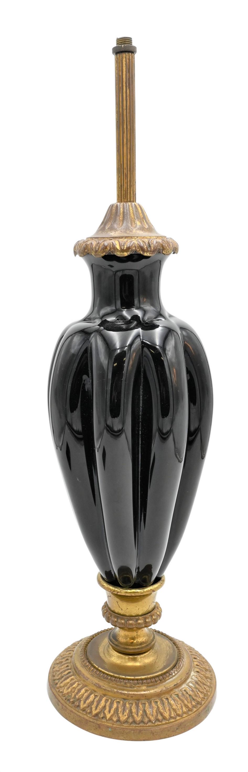 Steuben Mirror-Back Glass Table Lamp (1 of 5)