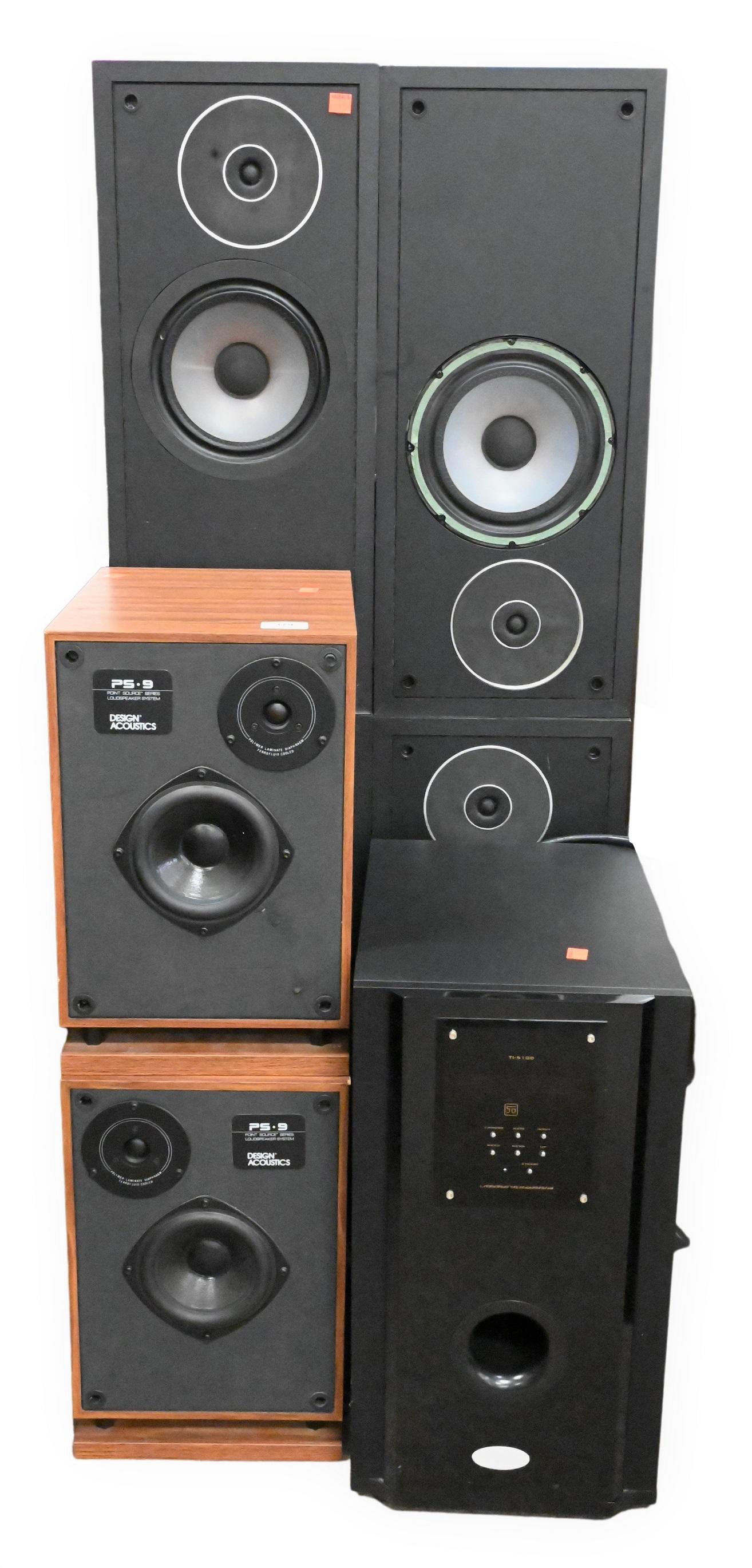 Seven Piece Group of Speakers (1 of 4)