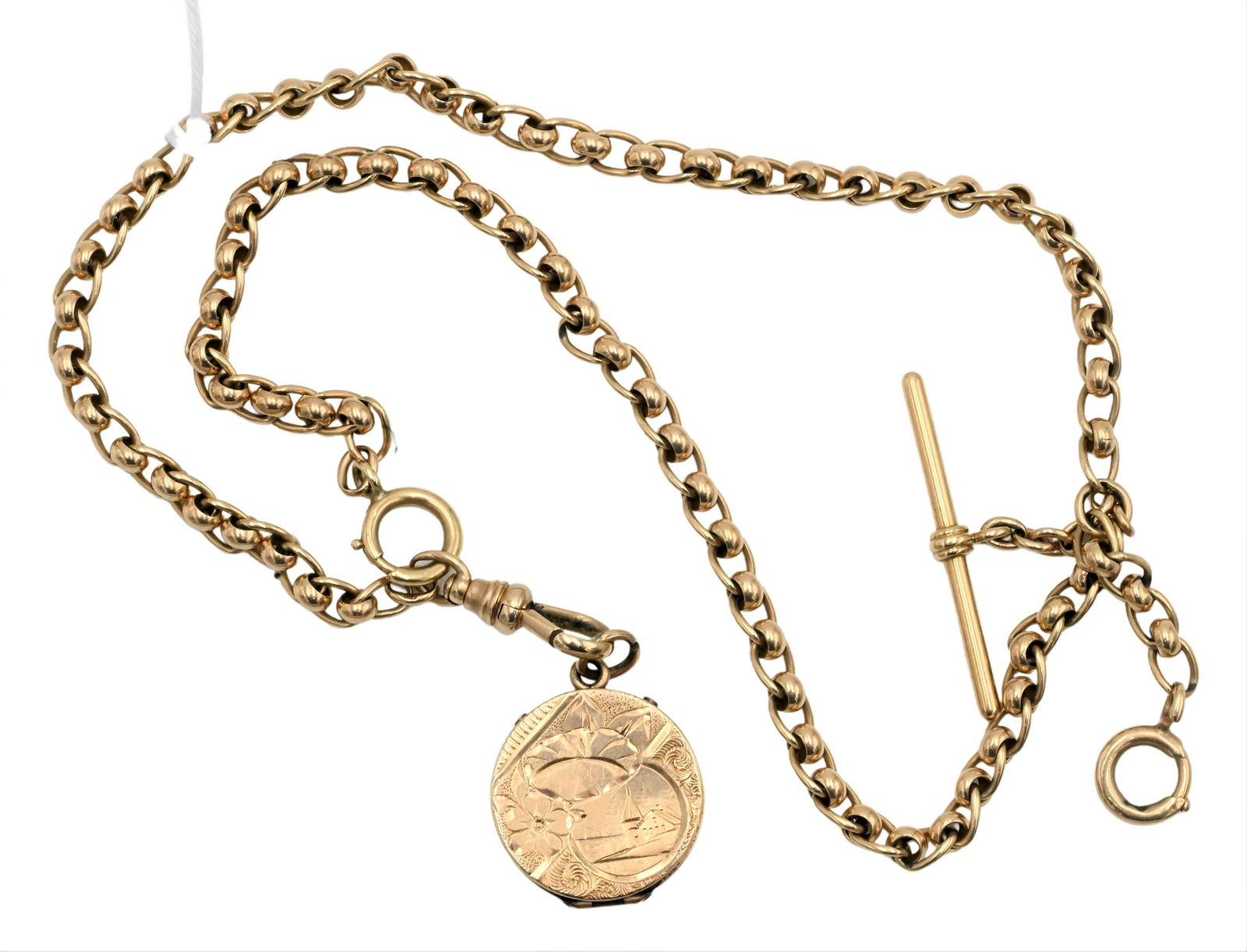14 Karat Yellow Gold Watch Chain (1 of 5)