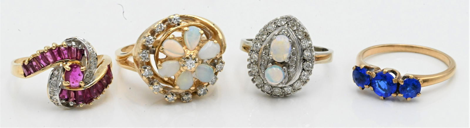 Four 14 Karat Rings (1 of 4)