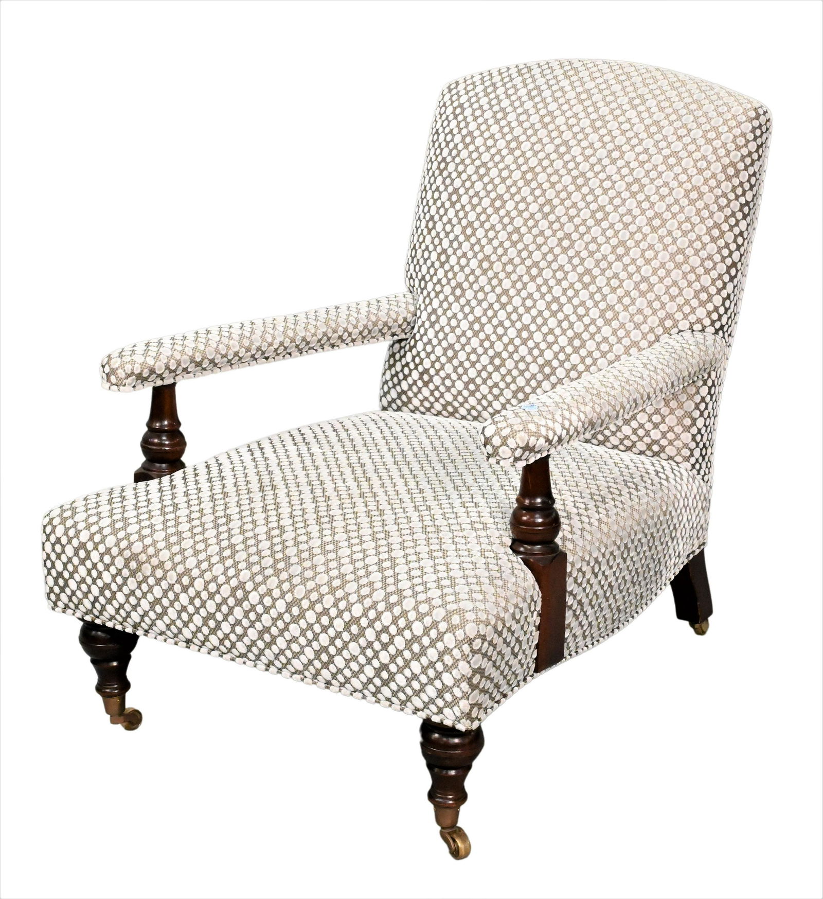 Attributed to George Smith Custom Upholstered Open Armchair (1 of 5)