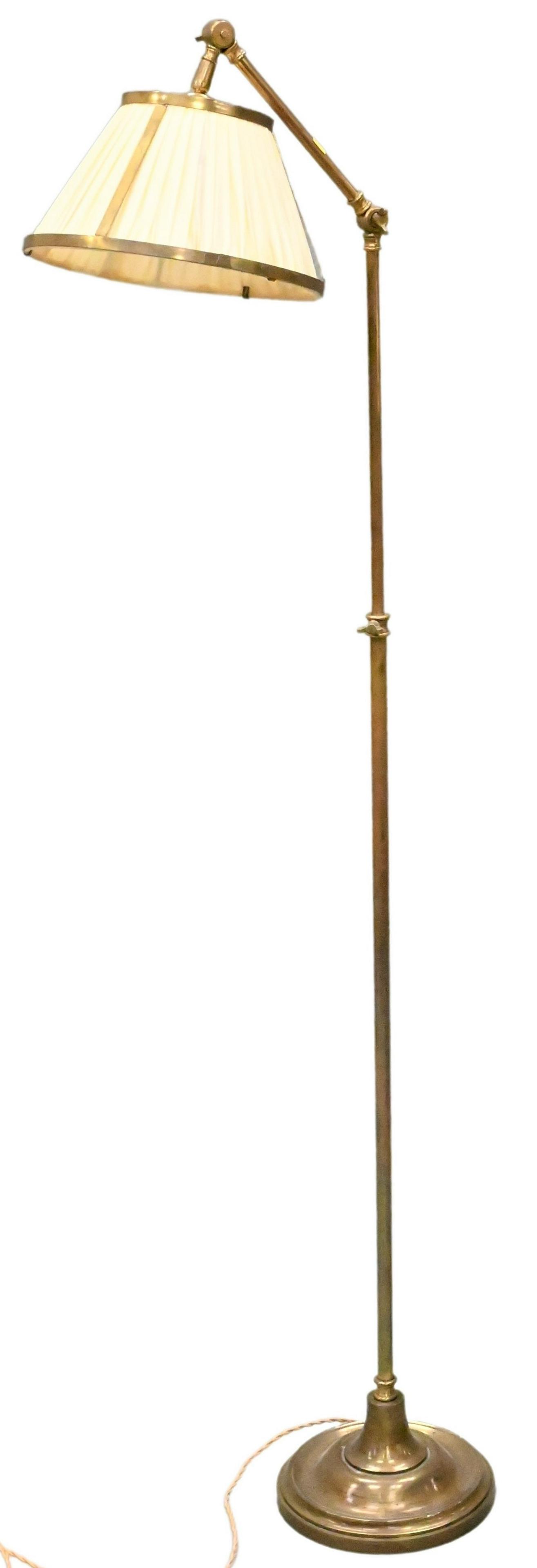 Bronze and Brass Adjustable Floor Lamp (1 of 4)