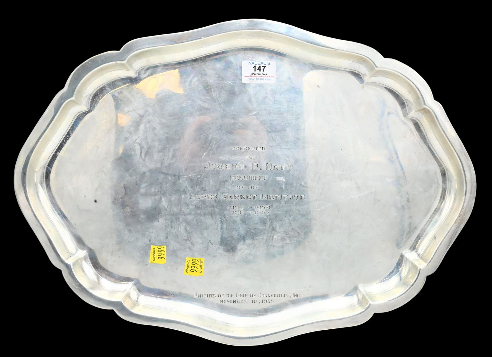 International Silver Sterling Tray (1 of 5)