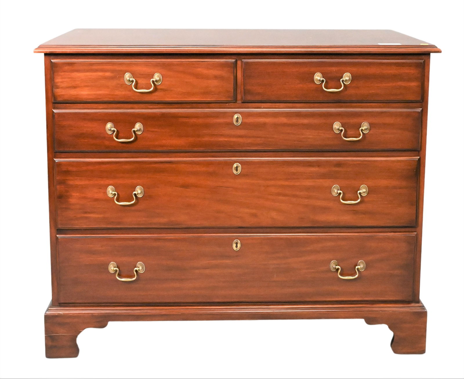 Henkel Harris Mahogany Chippendale Style Chest (1 of 4)