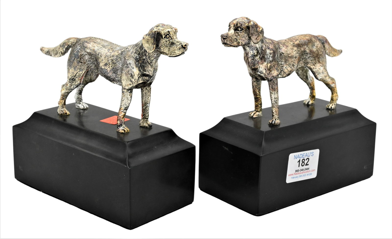 A Pair of Ralph Lauren Crocker Dog Bookends (1 of 4)