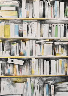 Richard Hamilton (1922-2011): Richard Hamilton (1922-2011), silkscreen, books, 30 1/2" x 27 1/2".