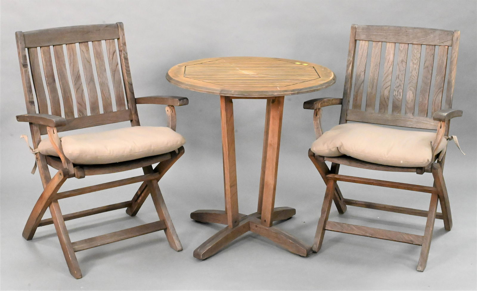 Teak Three Piece Set (1 of 5)