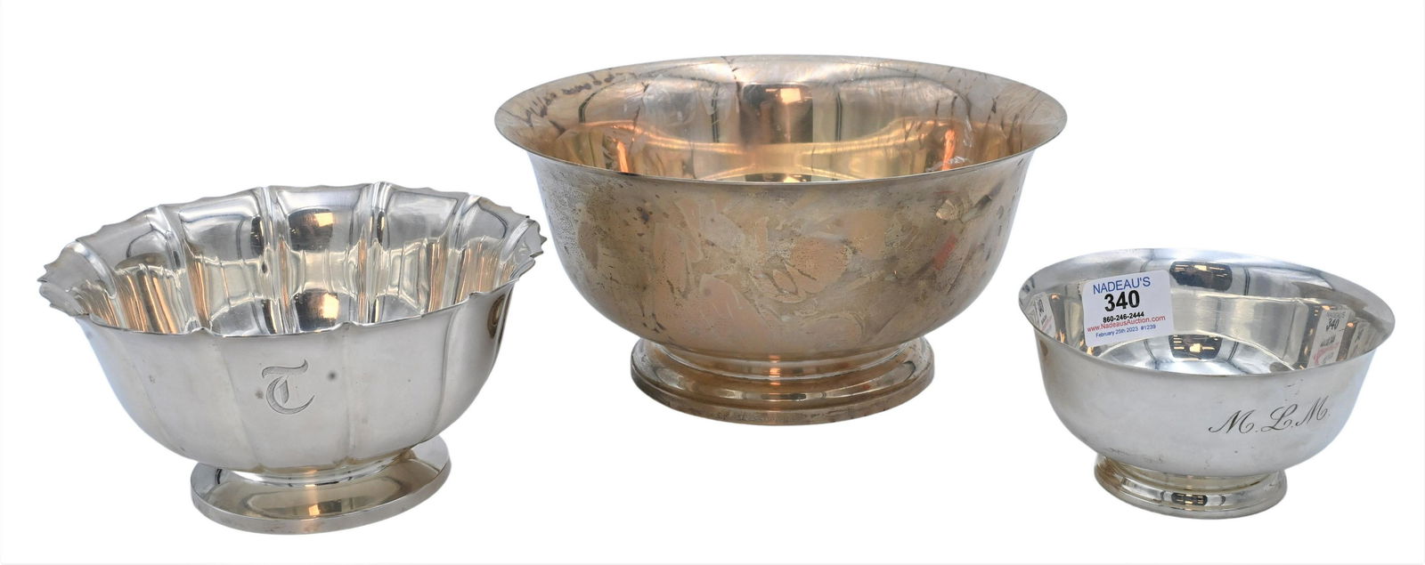 Three Sterling Silver Bowls (1 of 5)