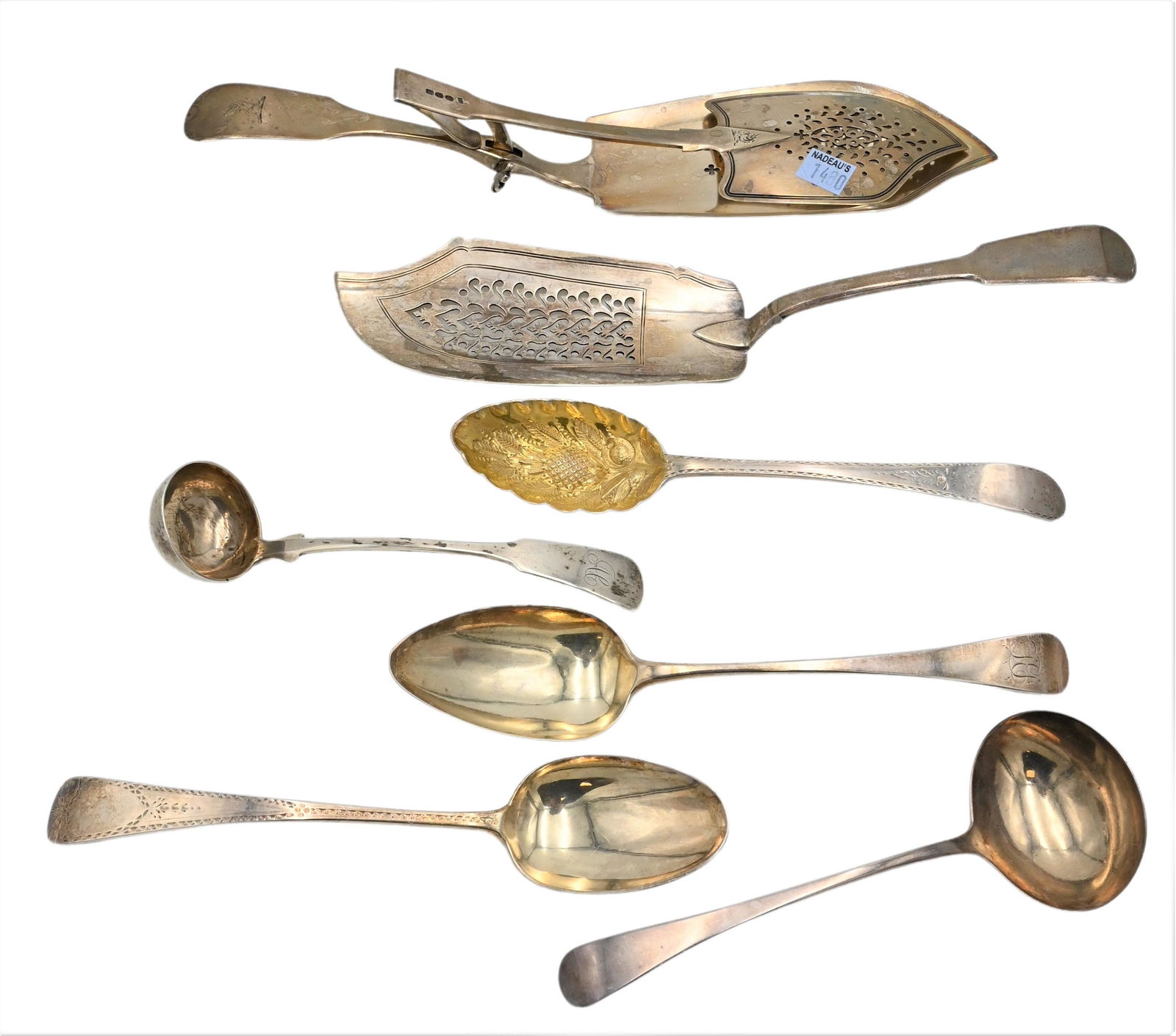 Seven Piece Lot of Silver Serving Utensils (1 of 12)