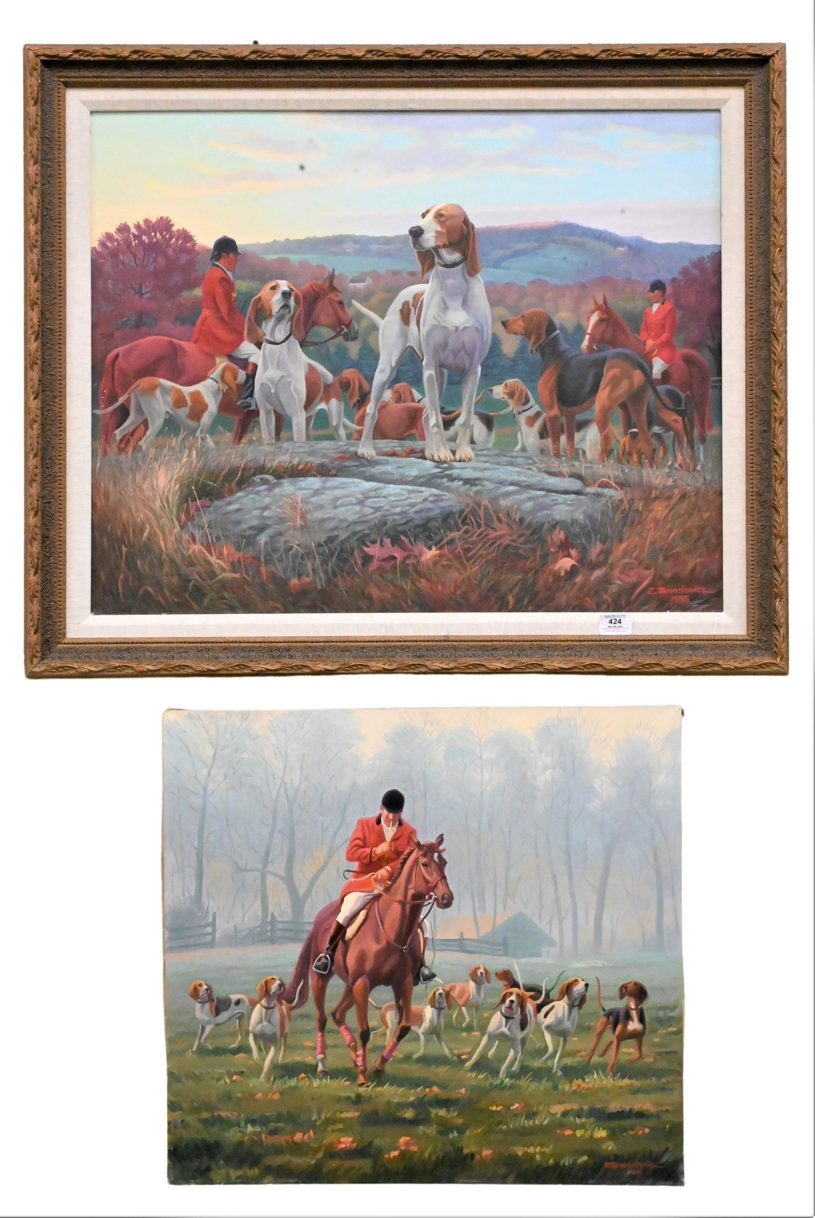 Set of Three Edward Tomasiewicz (1919 - 2006) Paintings (1 of 7)