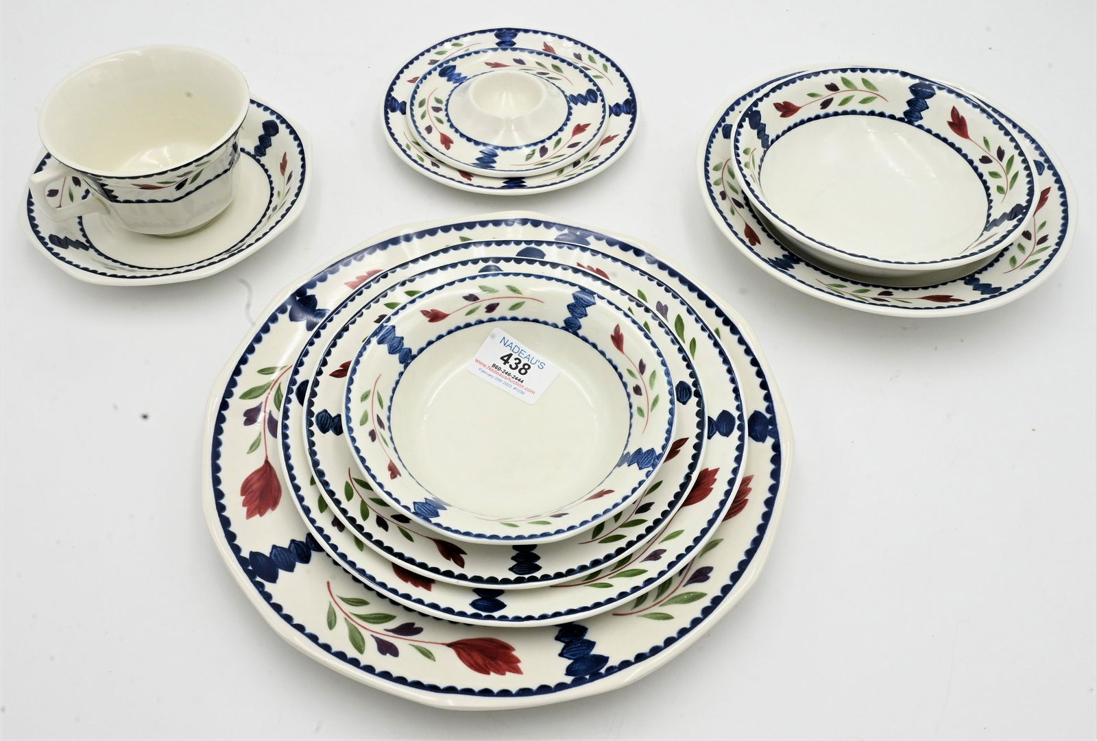 118 Piece Adams Lancaster Dinner Service (1 of 7)