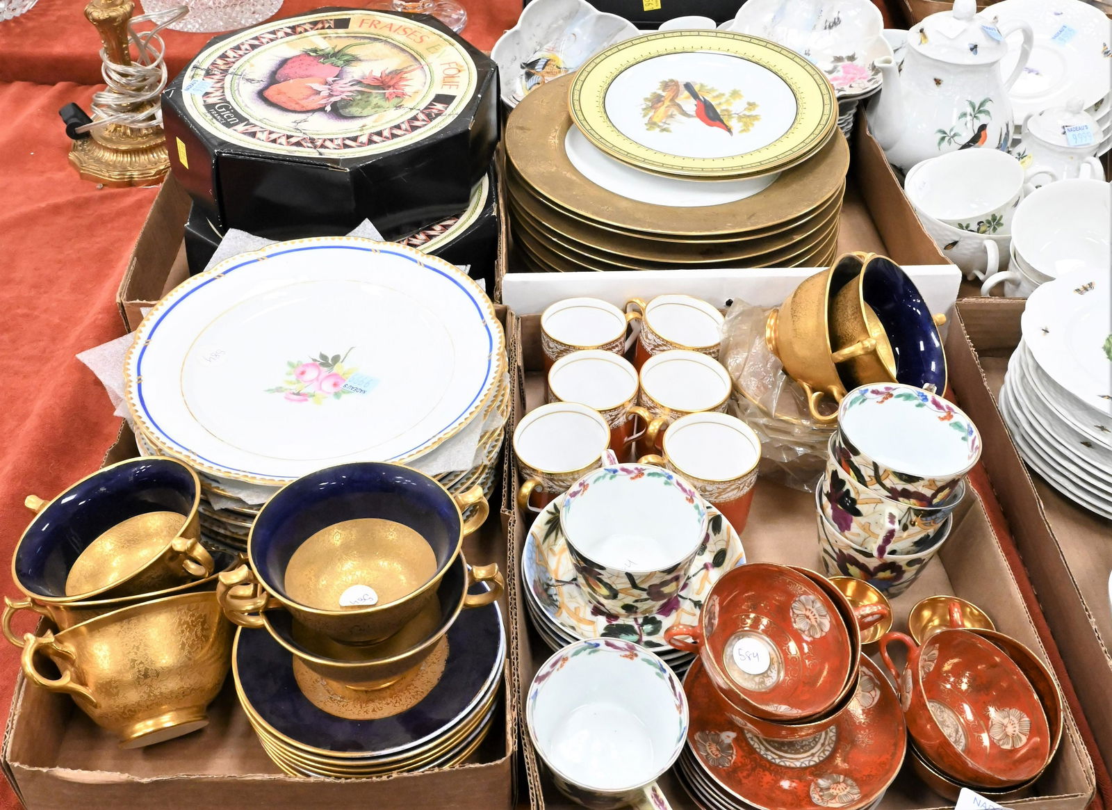 Four Tray Lots of Assorted Porcelain (1 of 6)