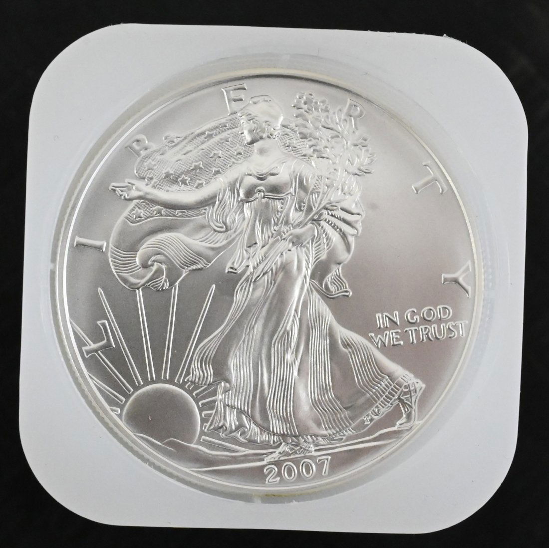 Roll of 20-2007 1oz Silver American Eagle Dollar Coins BU (1 of 1)