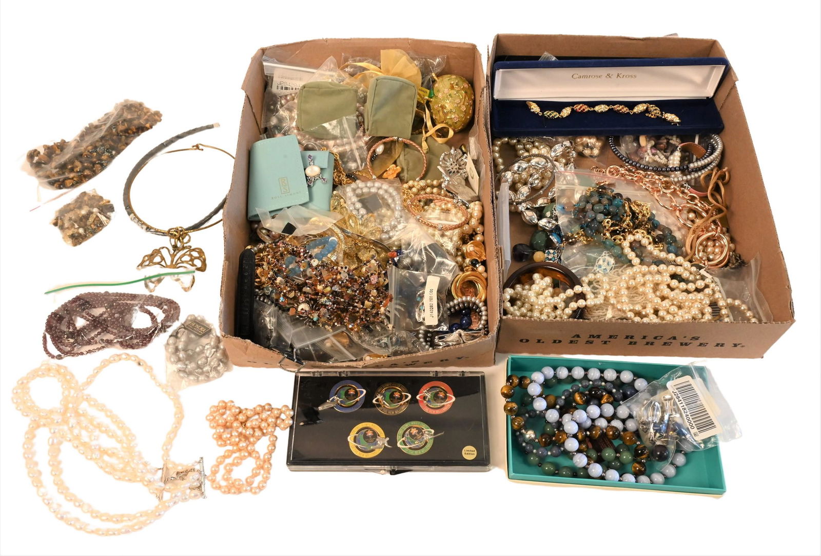 Two Tray Lots of Costume and Silver Jewelry (1 of 8)