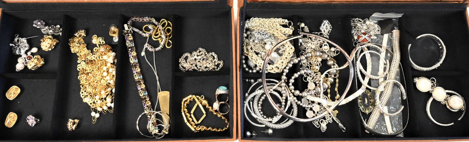 Two Tray Lots of Mostly Silver Jewelry (1 of 8)