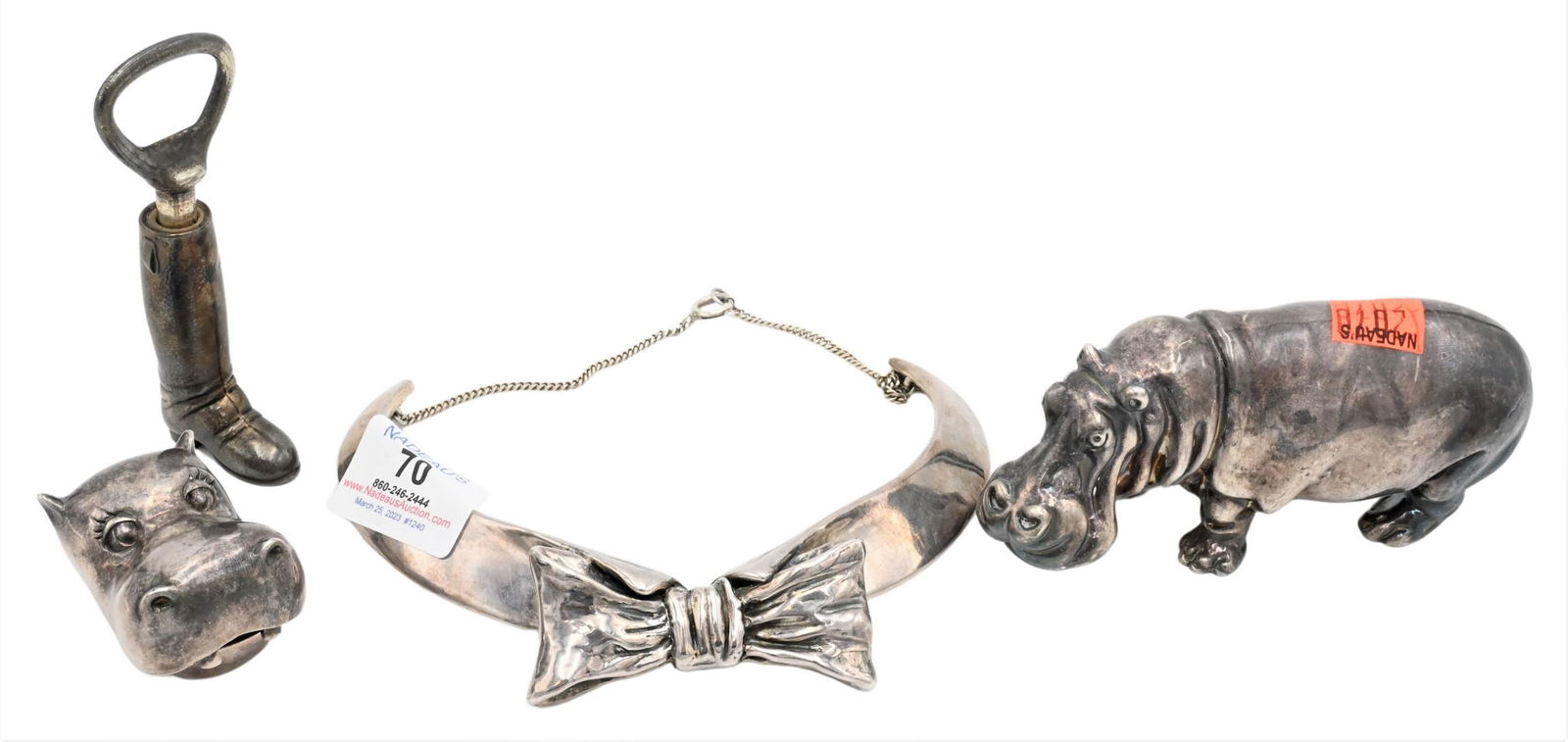 Three Piece Group of Weighted Sterling Silver (1 of 6)