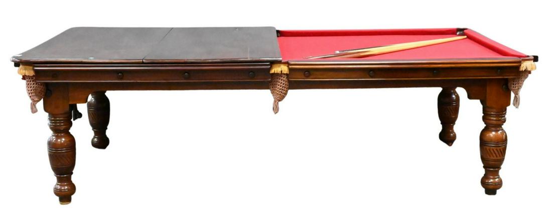 Burroughes & Watts, London Mahogany Slate Top Snooker Table (1 of 6)