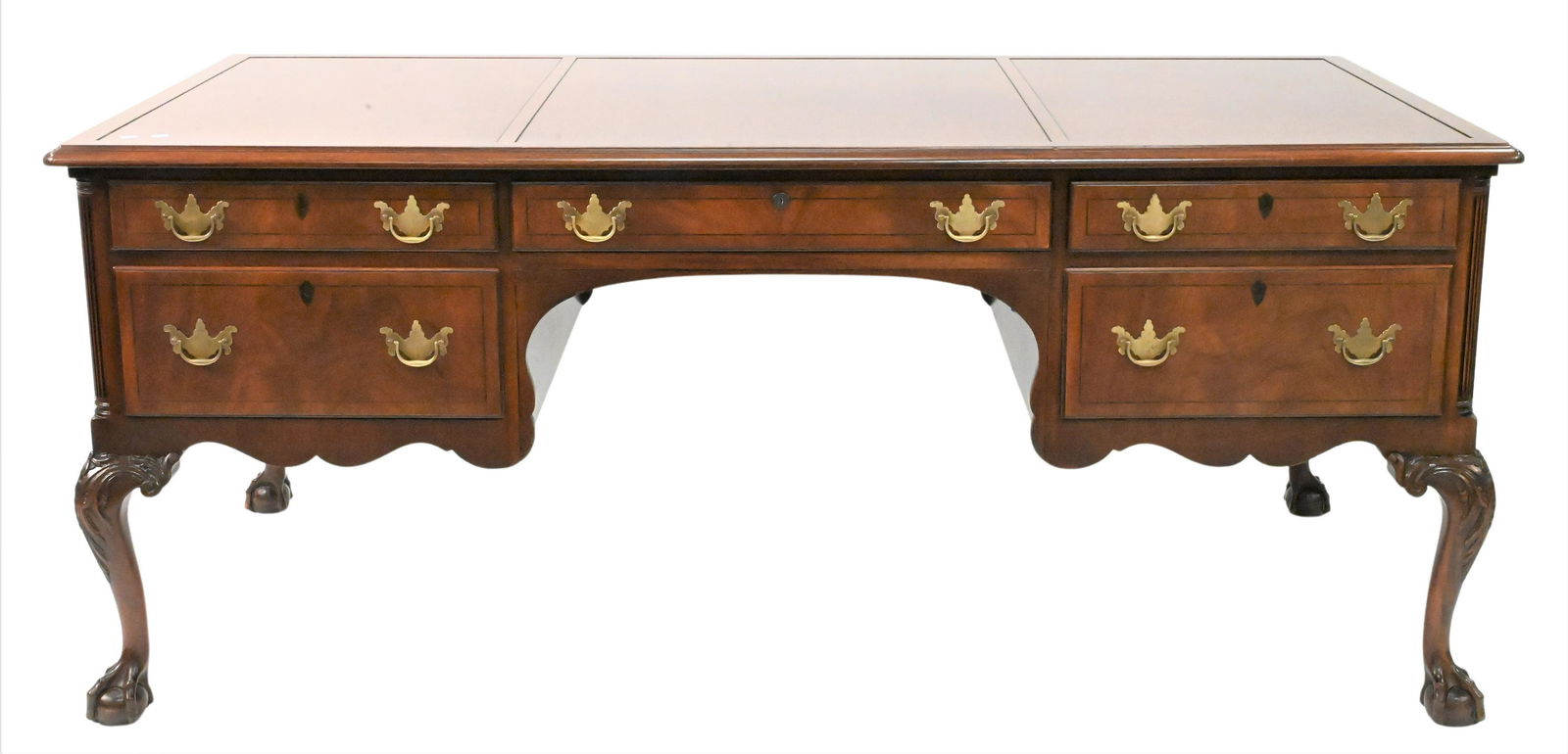 Kittinger Mahogany Partners Desk (1 of 6)