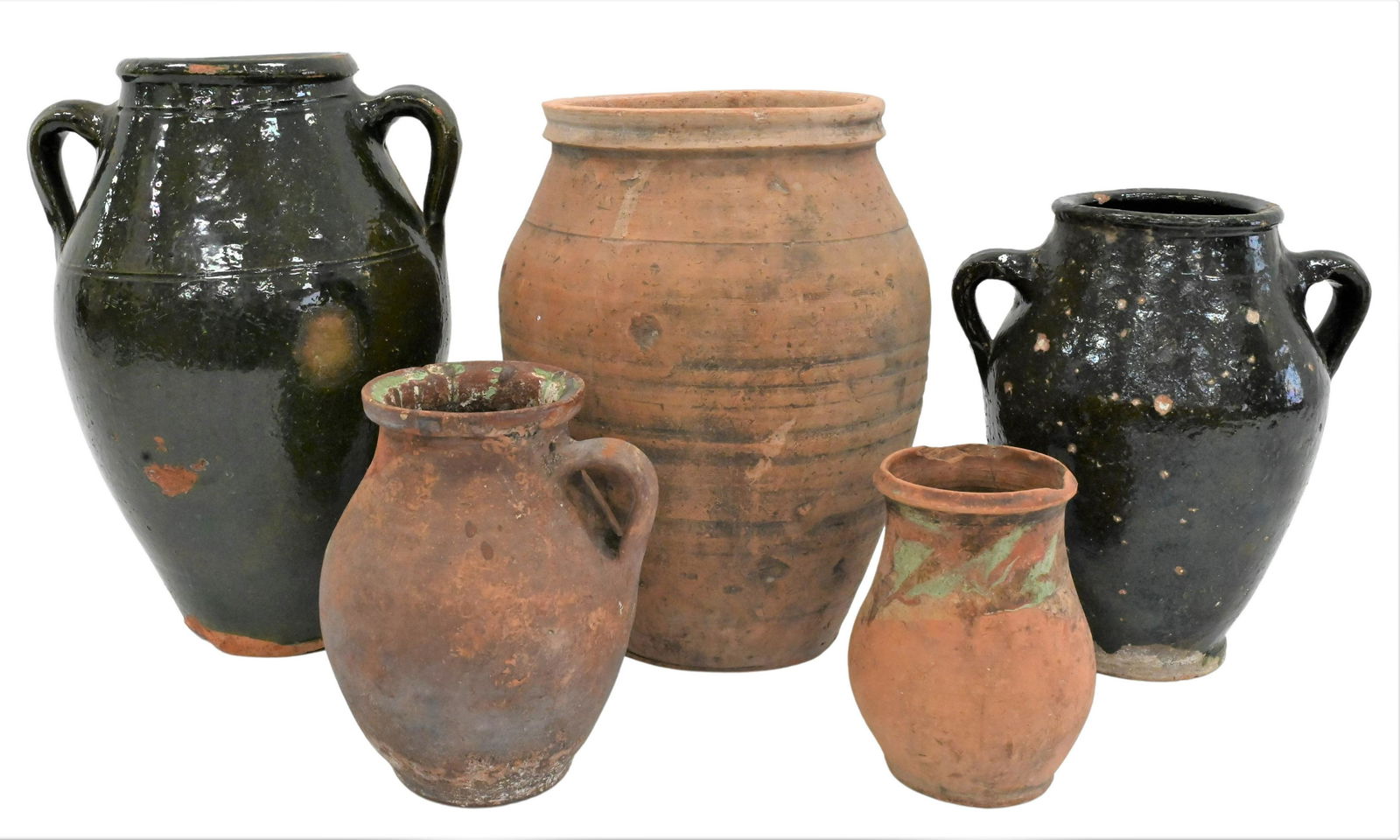 Five Earthenware Jugs (1 of 6)