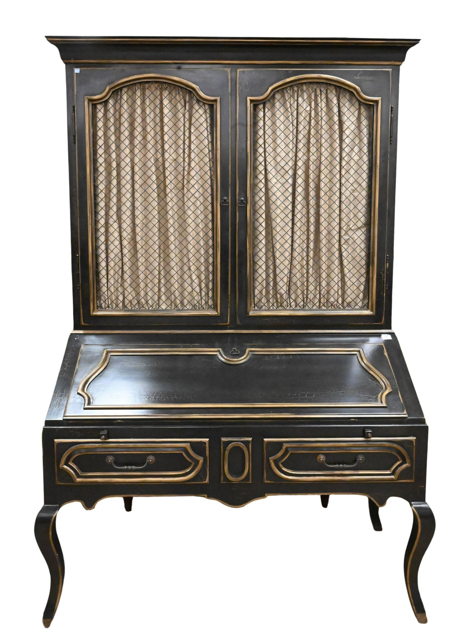 Minton Spidell Two Part Country Secretary Desk (1 of 6)