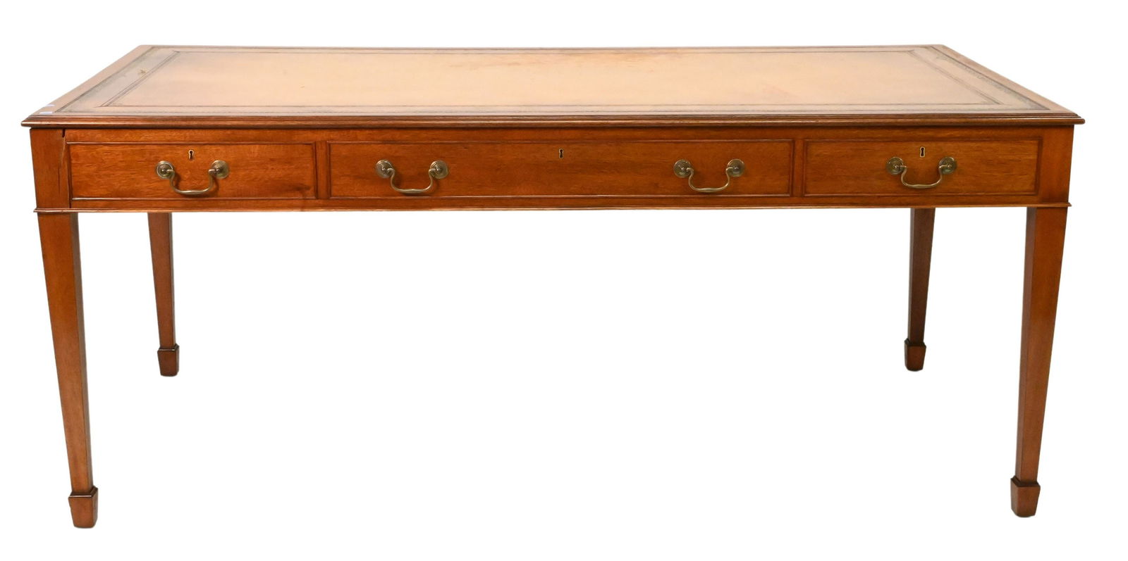 Mahogany Library Center Table (1 of 5)