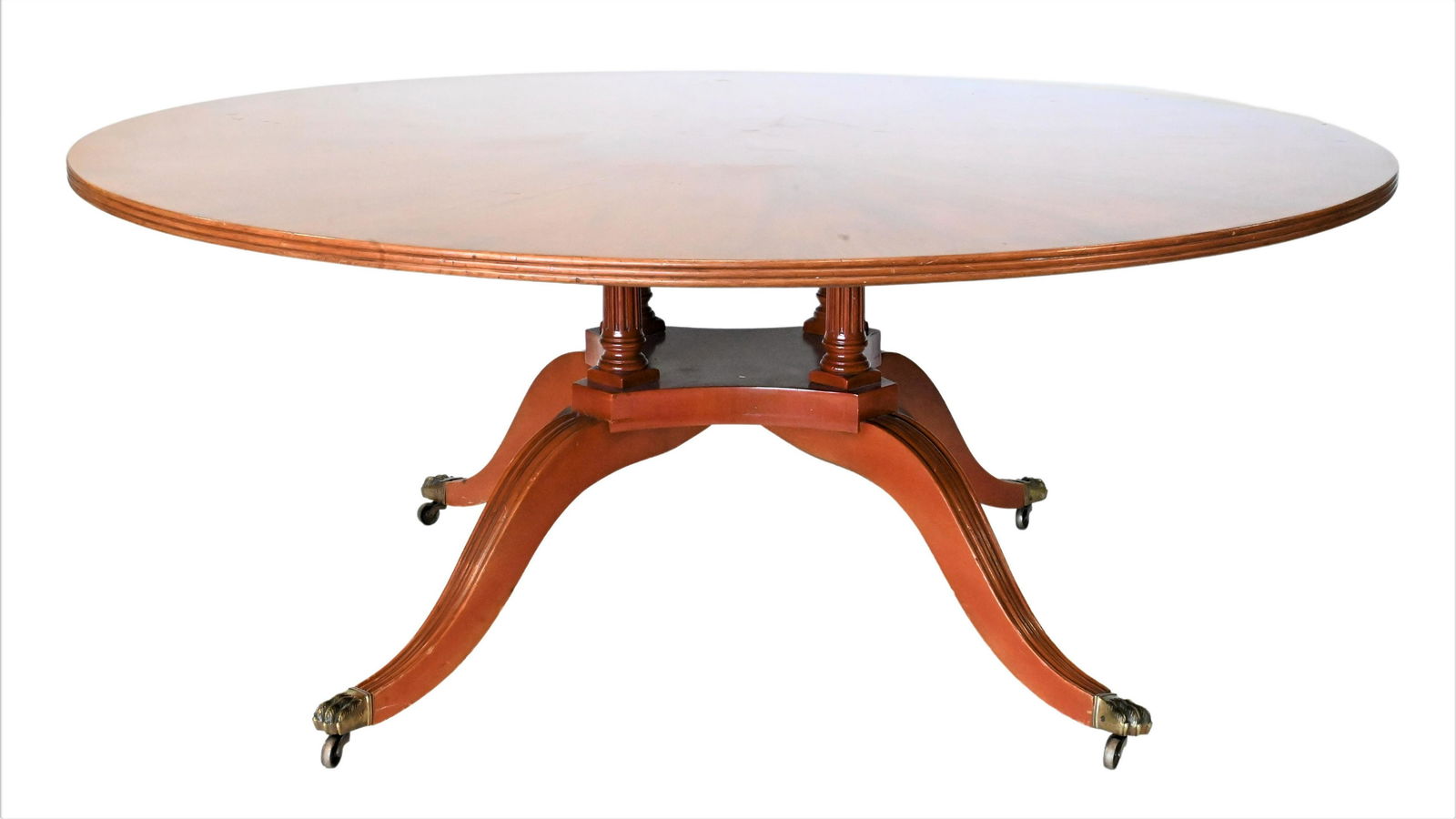 Round Mahogany Dining Table (1 of 5)