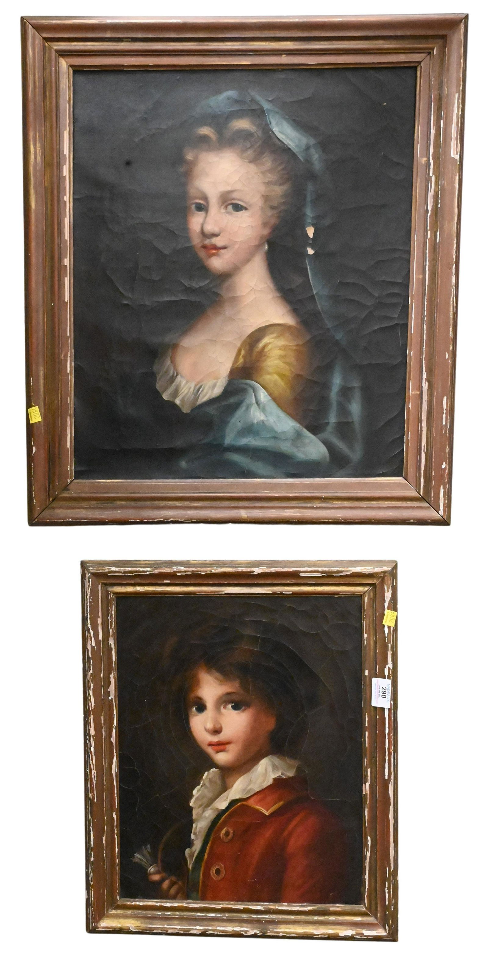 Two 19th Century Portrait Paintings (1 of 4)
