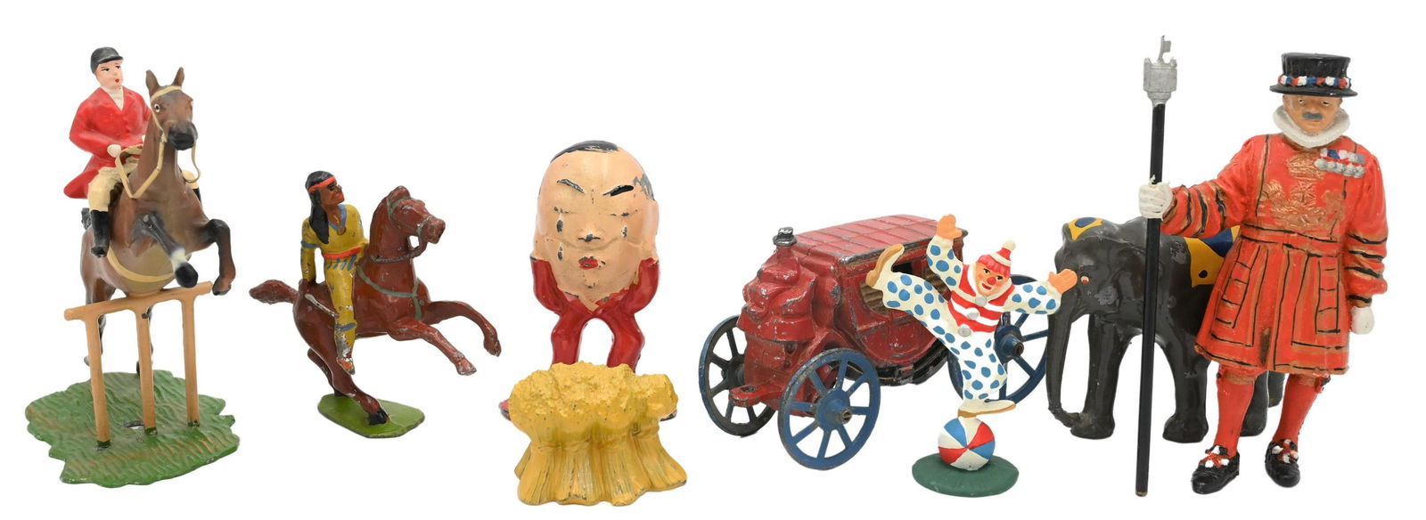 Three Box Lots of Miscellaneous Hand Painted Metal Animal Toys (1 of 8)