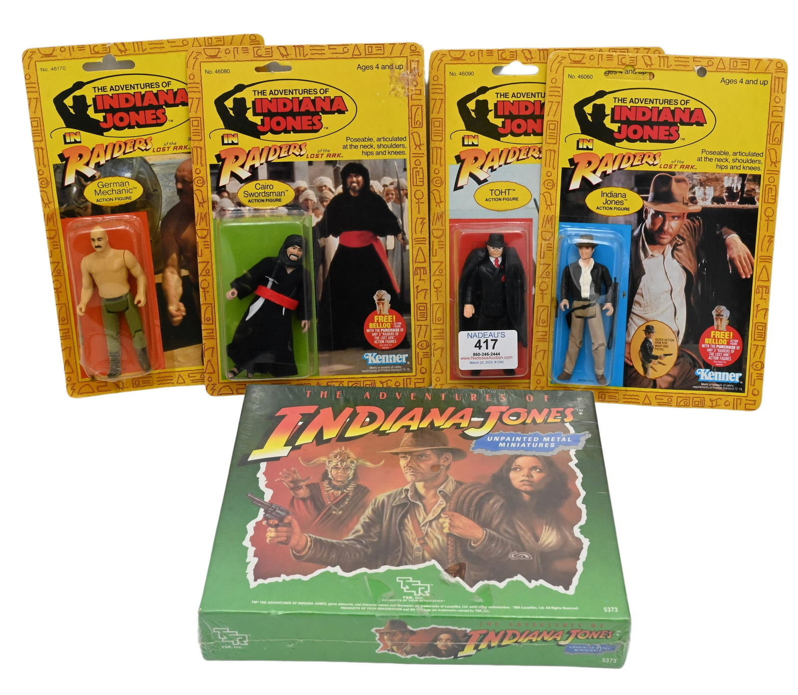 Five Piece Indiana Jones Memorabilia Lot (1 of 5)
