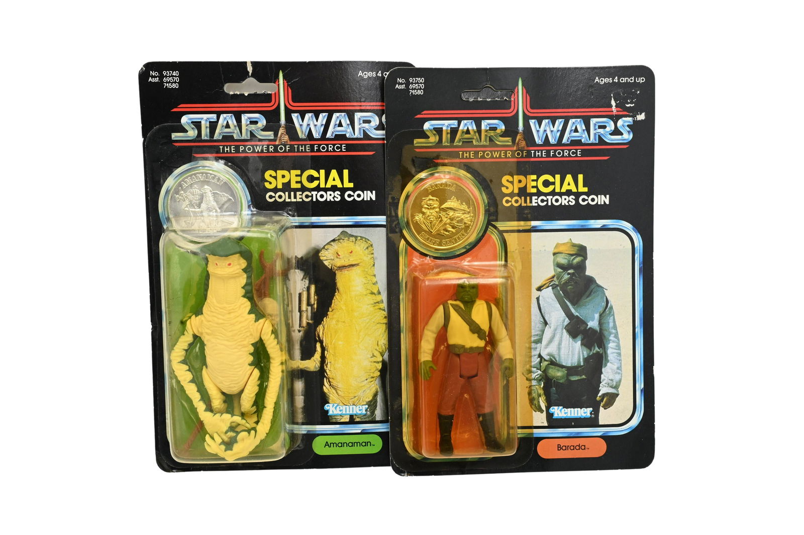 Two Piece Lot of 1984 Kenner Star Wars "The Power of the Force" Action Figures (1 of 4)